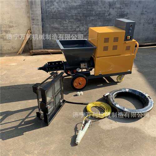 711型高压砂浆喷涂机外墙腻子石膏自动喷浆机511型气动砂浆喷涂机