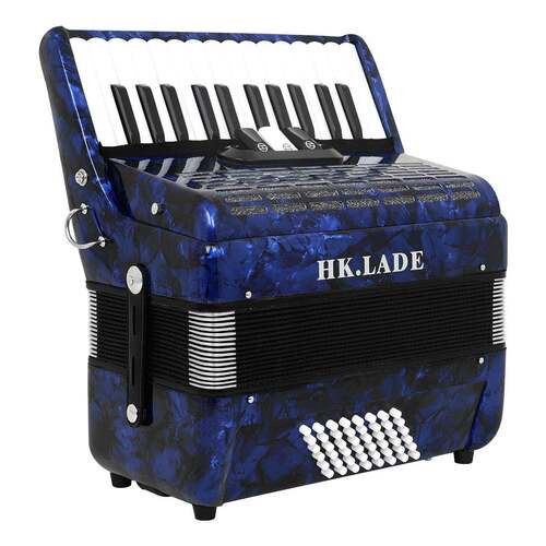 HK.LADE 26键48贝斯变音专业手风琴三排簧48贝司学生成人演奏乐器