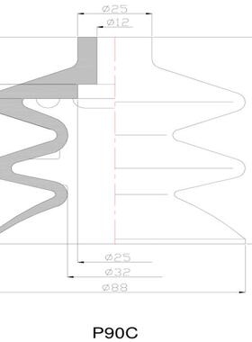 吸盘,工业吸盘,厂家直销真空吸盘westar型号P90CS