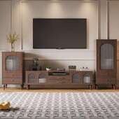 法柜式 复古客卧室373 复古电视高法款 美式 收纳 实木小户厅型式 新款