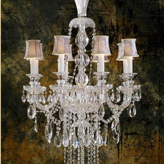 吊灯欧式水晶灯复式楼别墅客厅灯大气轻奢餐厅旋转楼梯间长灯