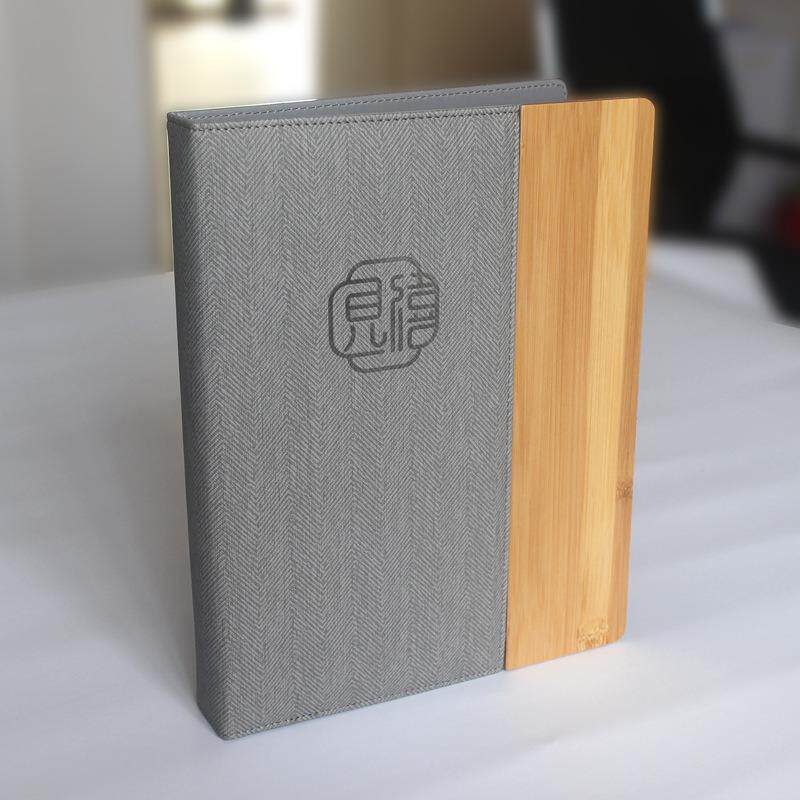 A4皮革宾馆酒店客房服务指南本皮质活页文件夹菜谱收银夹便签