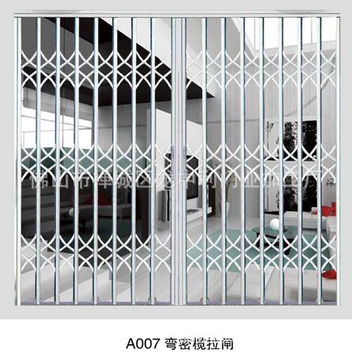 厂家优惠不锈钢拉闸 推拉防盗门窗 阳台逃生收缩门 201 304拉闸门