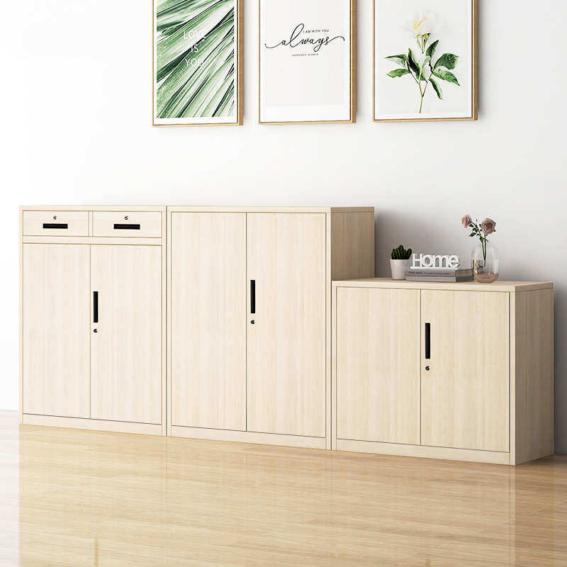 办公柜子文件柜铁皮柜档案资料柜家用书柜钢制木纹储物柜矮柜带锁,商业/办公家具,办公储物柜,淘宝优惠券,粉丝福利购,淘宝优惠卷