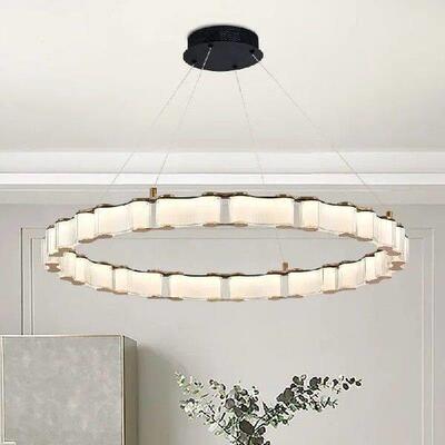 LED Chandelier Light Modern Study Dining Room Island Round