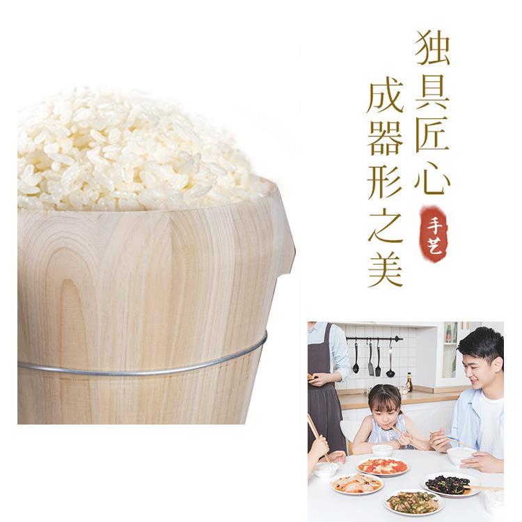 蒸饭木桶家用商用蒸糯米饭团摆地摊竹编蒸底纯手工传承木饭桶老式