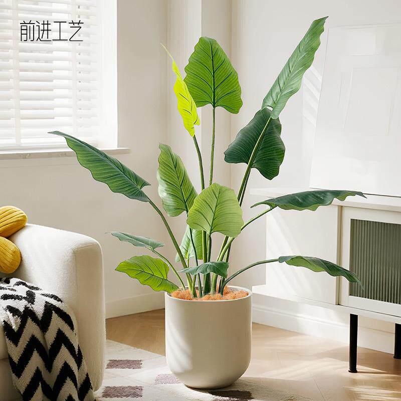 大型热带假树仿真树室内家居落地盆栽造景景观装饰绿帝王植物盆栽