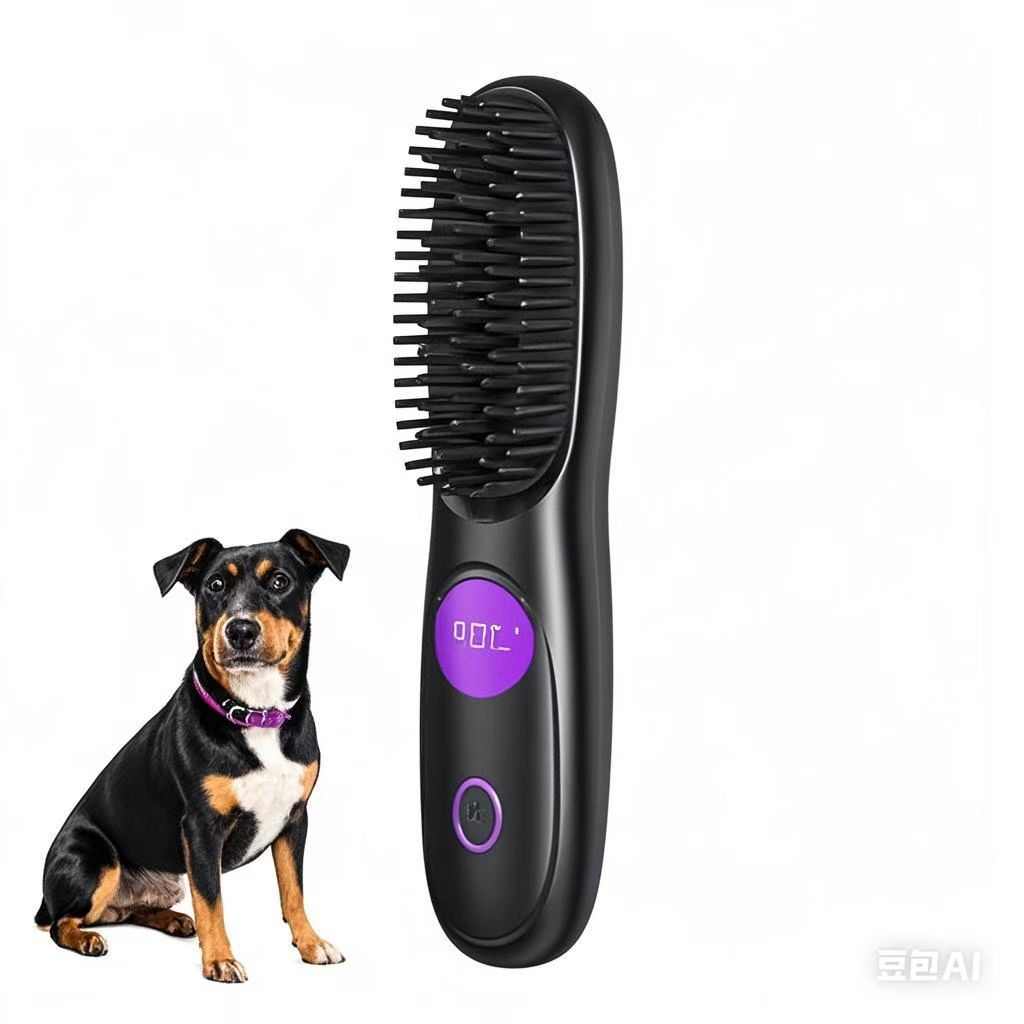 宠物梳负离子加热直卷三档调节两用宠物梳子无线电梳子便携蓬松