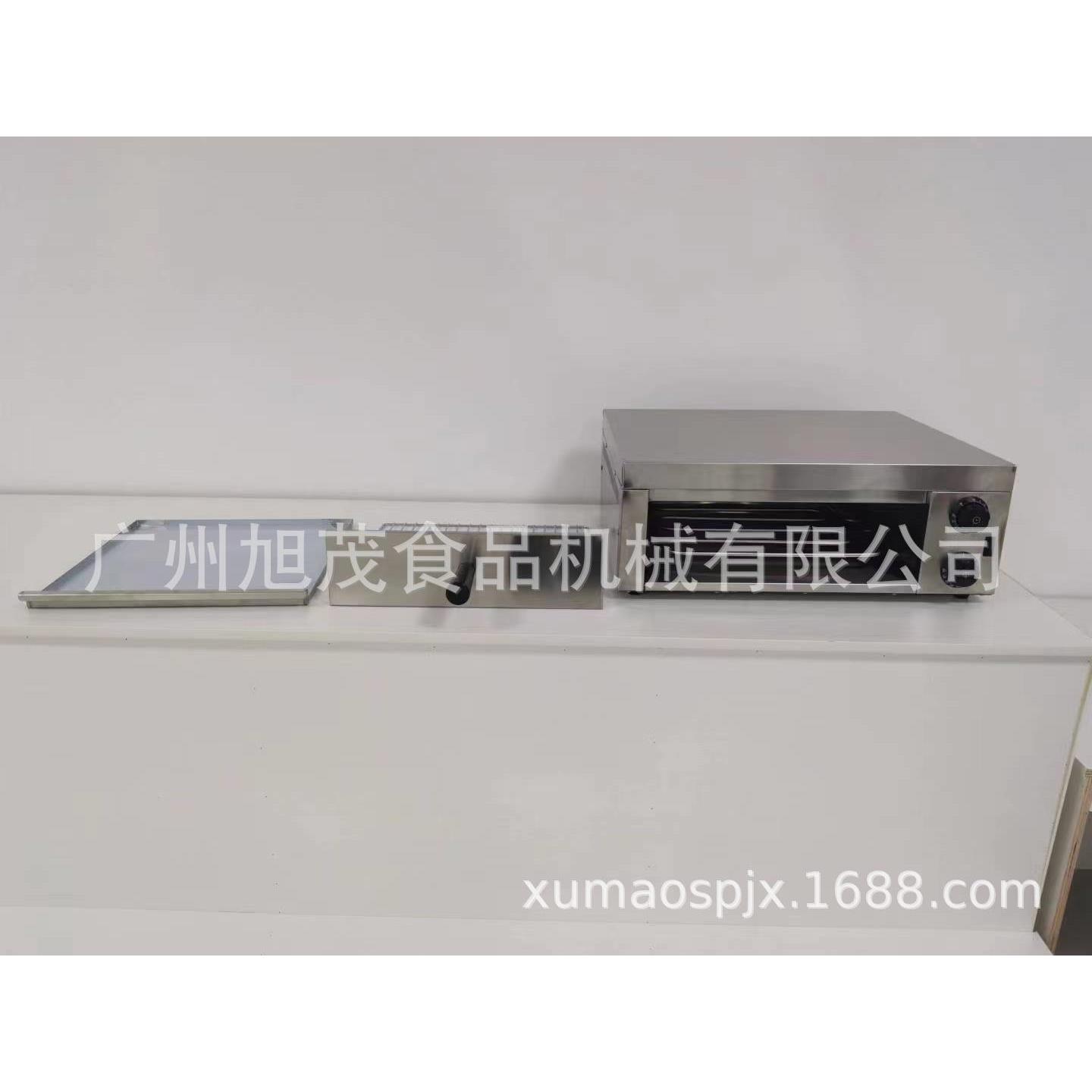层旭西厨新品不锈单钢层双带茂定时电热披萨炉商用全自动烤箱改良