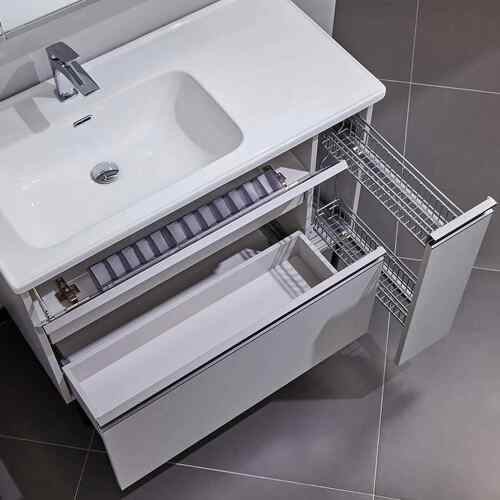 设计师款一体陶瓷盆浴室柜组合智能卫浴柜洗手洗脸盆卫生间洗漱台