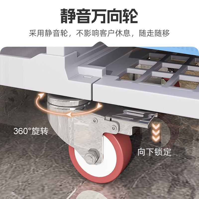 布草车酒店工作车客房服清洁车宾房XFV口打扫生保洁务馆手卫推车