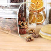 批发玻璃密封罐珍珠棉包装 茶叶罐直供收纳罐玻璃储物罐