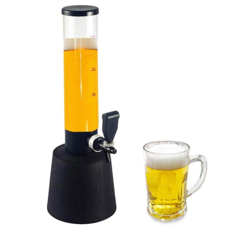 1.5L啤酒塔啤酒机酒炮酒塔酒柱量酒器果汁分配器台式啤酒塔分配器