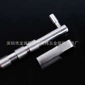 门窗五金 大门明插地扦 不锈钢落地插销 304实心门栓加长加厚门闩