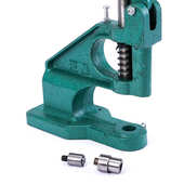 批发现货金属钉扣机手压机手工四合扣皮革纽扣撞钉气眼打扣机绿色