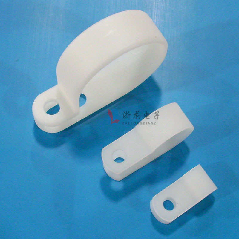 13.2R R型线夹 配线固定钮 R型线扣 电源整理线扣 线卡 1000只/包