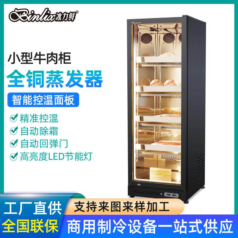 冰力鲜牛肉柜商用西餐牛排柜烤肉店湿式排酸柜小型展示柜保鲜柜