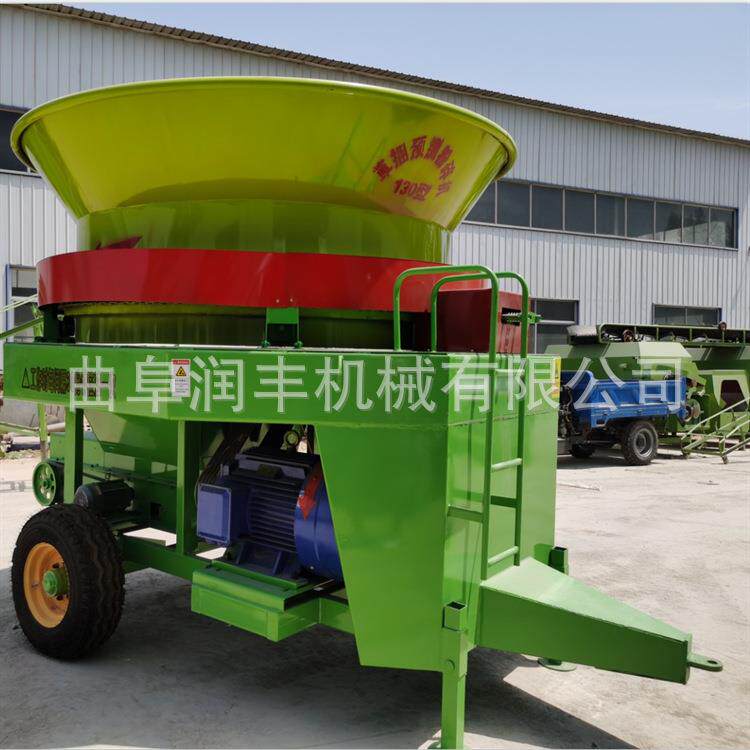 牛羊草场圆盘粉碎机转筒式青储揉丝机养殖场稻杆电动碎草机