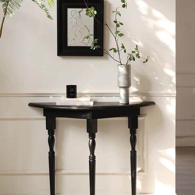 2025新款轻奢现代实木玄关桌半圆入户走廊展示台靠墙窄装饰供桌,住宅家具,门厅/玄关柜/玄关架,淘宝优惠券,粉丝福利购,淘宝优惠卷