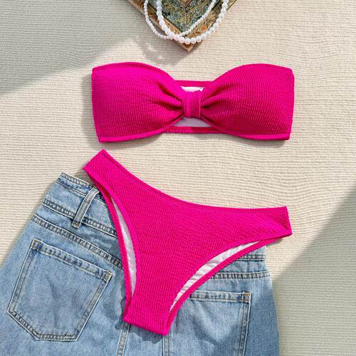 Women'S Swimsuit Set Trendy New Bikini Detachable Straps