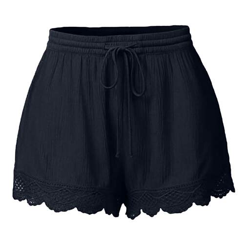 Lace tied shorts, elastic drawstring safety pants, leggings