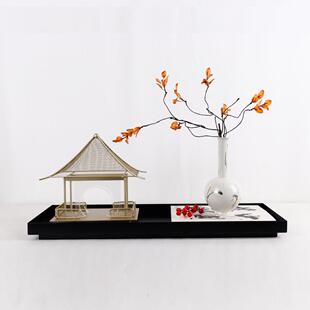 饰品样板间设计师软装 高端托盘搭配套装 饰摆件中式 现代客厅家居装