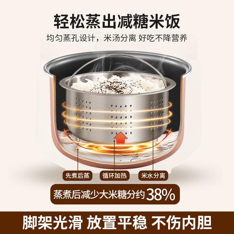04不锈钢沥3米304ZFQ24饭神器饭蒸器米汤分离笼格压锅低蒸糠捞饭