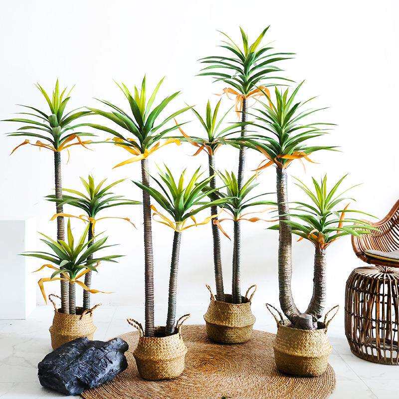 仿真绿植荷兰铁盆栽龙舌兰植物北欧客厅落地室内仿真装饰假绿植树