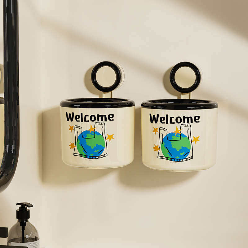 壁挂式垃圾桶吸盘旋转卫生间梳妆台桌面小号迷你纸篓挂式收纳金小,家庭/个人清洁工具,垃圾桶,淘宝优惠券,粉丝福利购,淘宝优惠卷