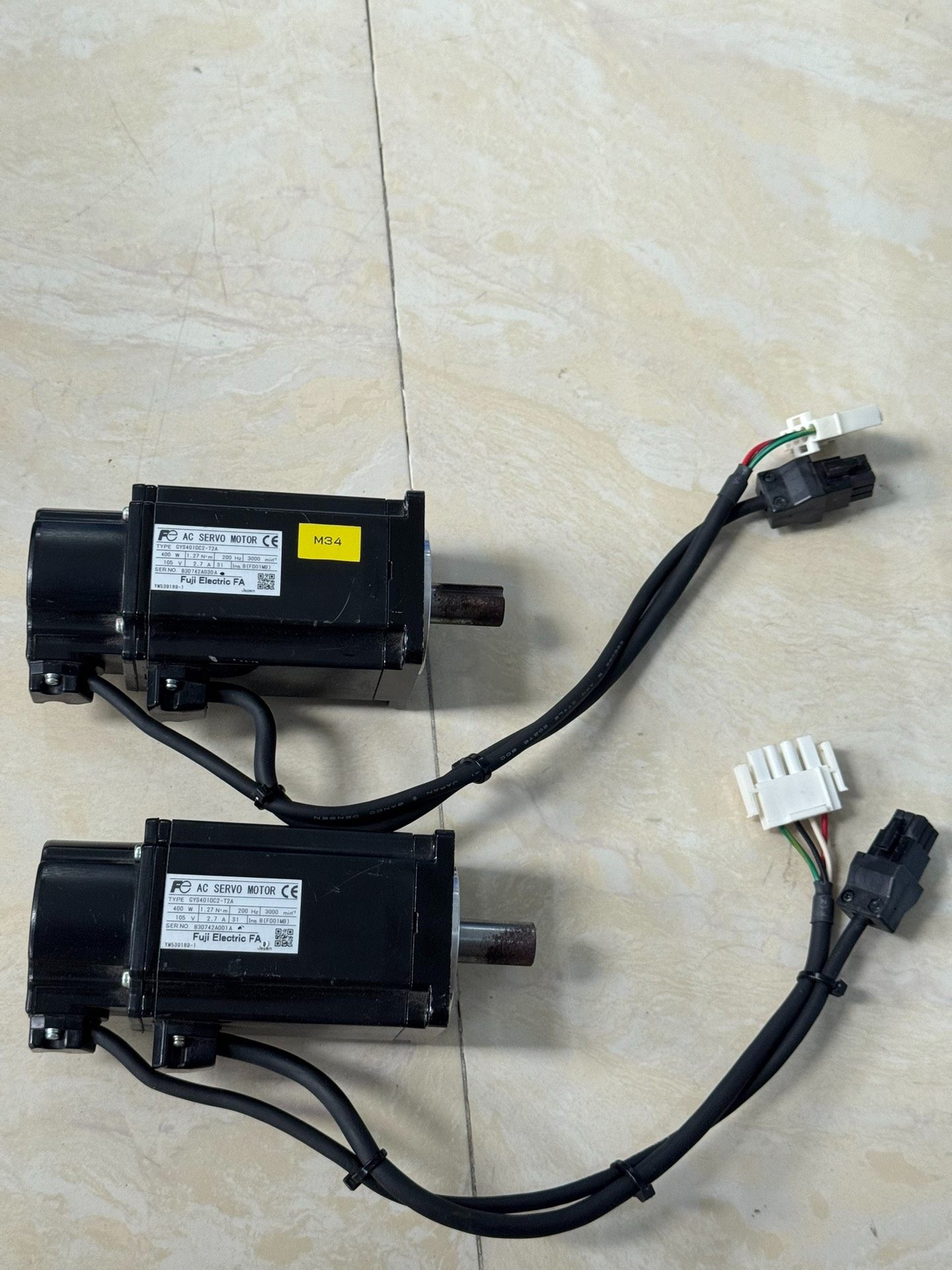 富士伺服电机GYS401DC2-T2A，实物图，单价包邮