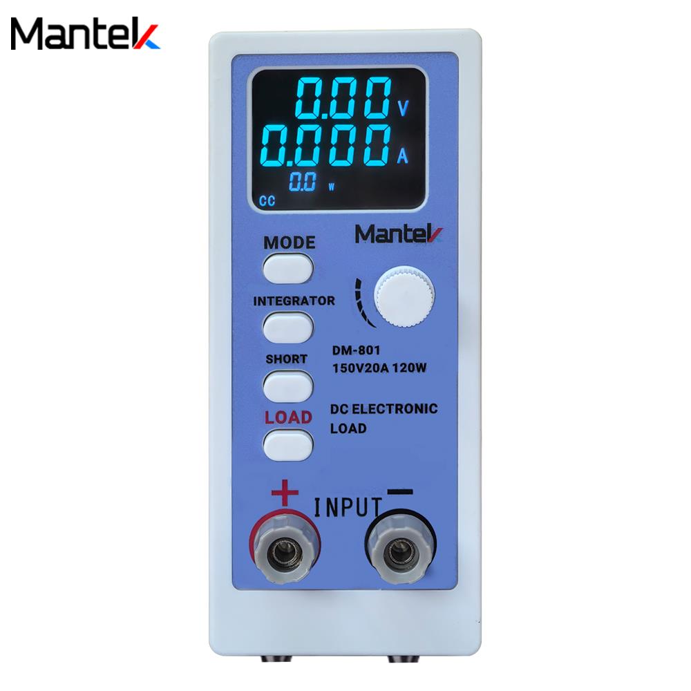 蒙泰DH-801直流电子负载测试仪电池内阻容量测试负载150V20A