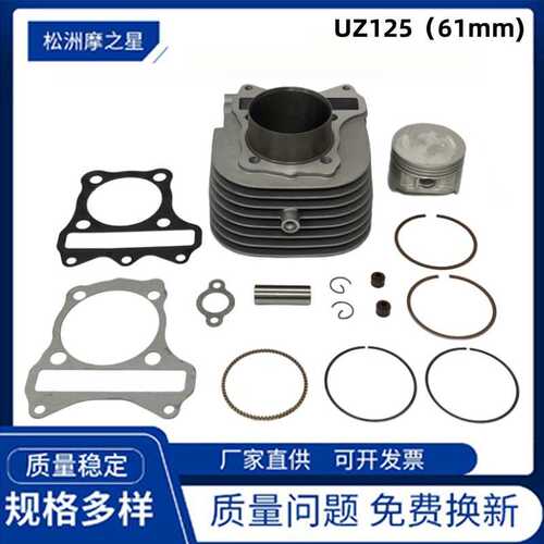 摩托车配件气缸UZ125适用Haojue Suzuki 15P V125 GSR125活塞套缸