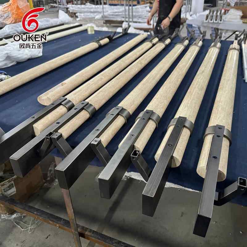 不锈钢端门欧肯订制拉手实门把门手玻璃大把手高轻奢酒店包房别墅