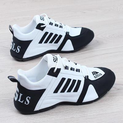 ECTOR HARDEN运动休闲鞋男真皮网面软底老爹鞋时尚潮流透气网面鞋