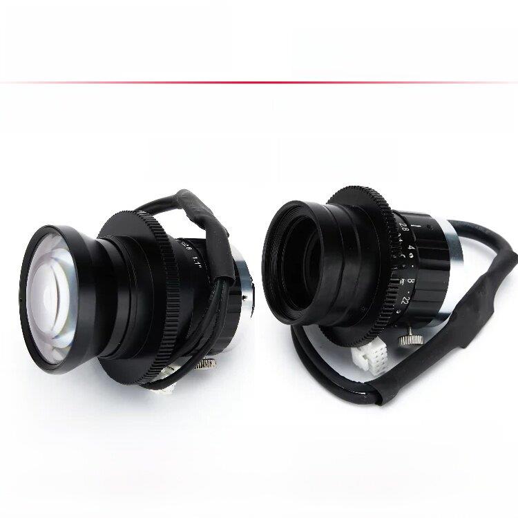 自动对焦工业镜头 电动马达聚焦定焦FA机器视觉C口 RS232/TTL脉冲