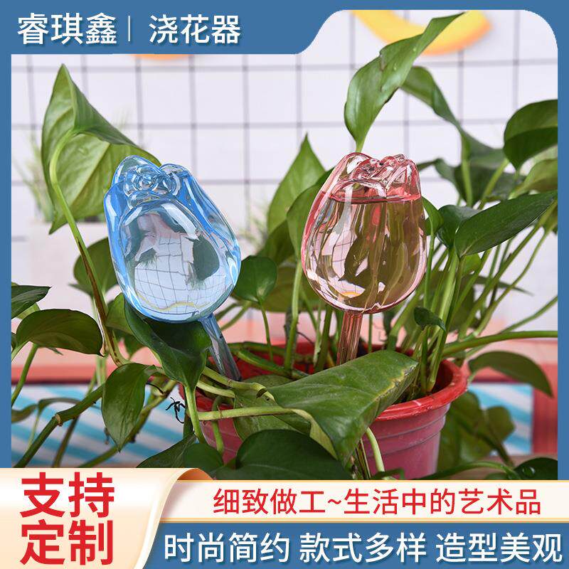 懒人种花养花园艺工具盆裁家用玻璃自动浇花器滴管浇水器
