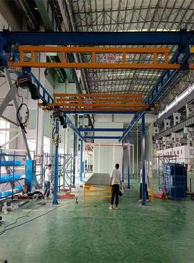 轻载型起重机KBK刚性轨道小型简易轻型起重机行车天车刚轨配件