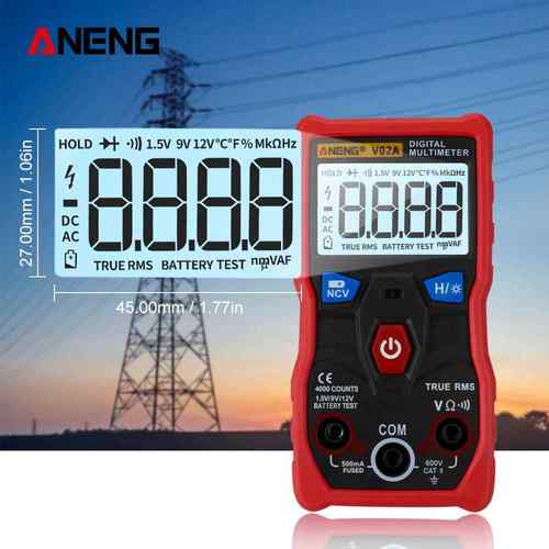 ANEG V02A自动智能档位识别电NNCV袖BXK珍迷你数字万用全表数工字