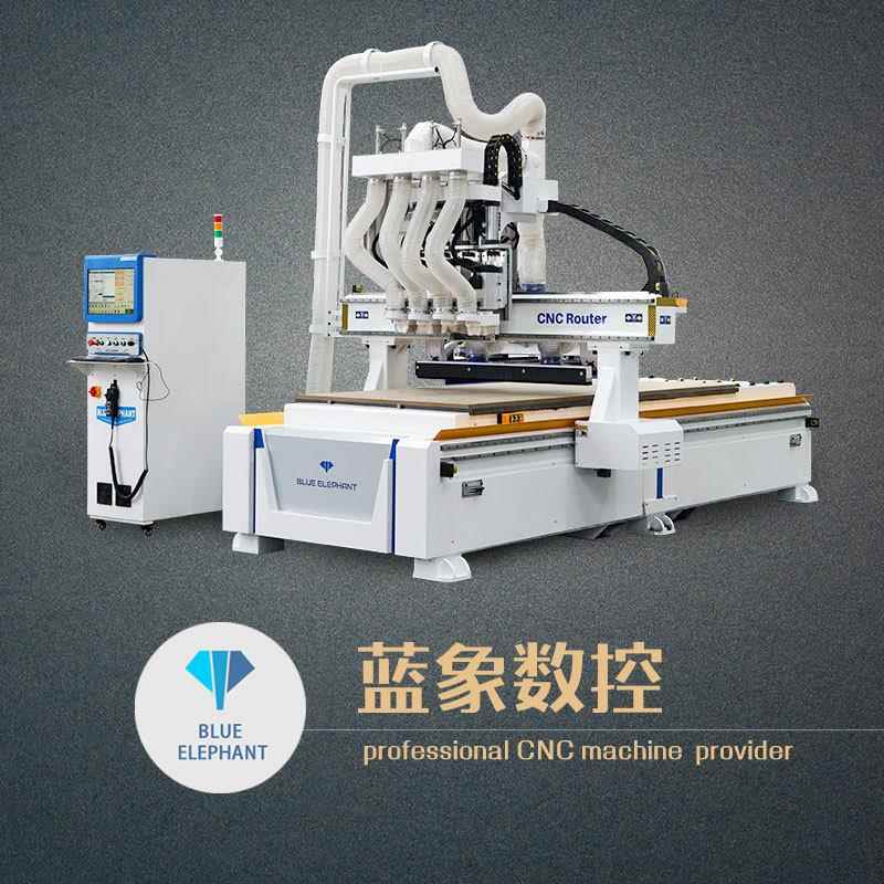 密度板全屋板式家具四工序开料机 衣橱柜门雕刻机数控