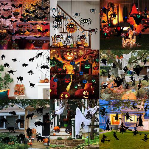 Halloween three-dimensional bat pumpkin DIY decorative stick