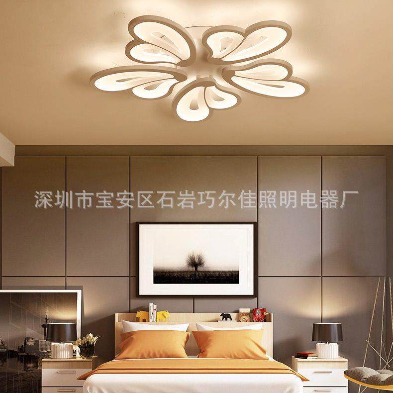 客灯具厅l197ed吸顶灯亚 简约家温馨婚房主卧室灯克力餐厅灯装灯
