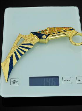 暗区游戏周边武器模型全金属工艺品苍穹利刃18CM儿童玩家兵器摆件