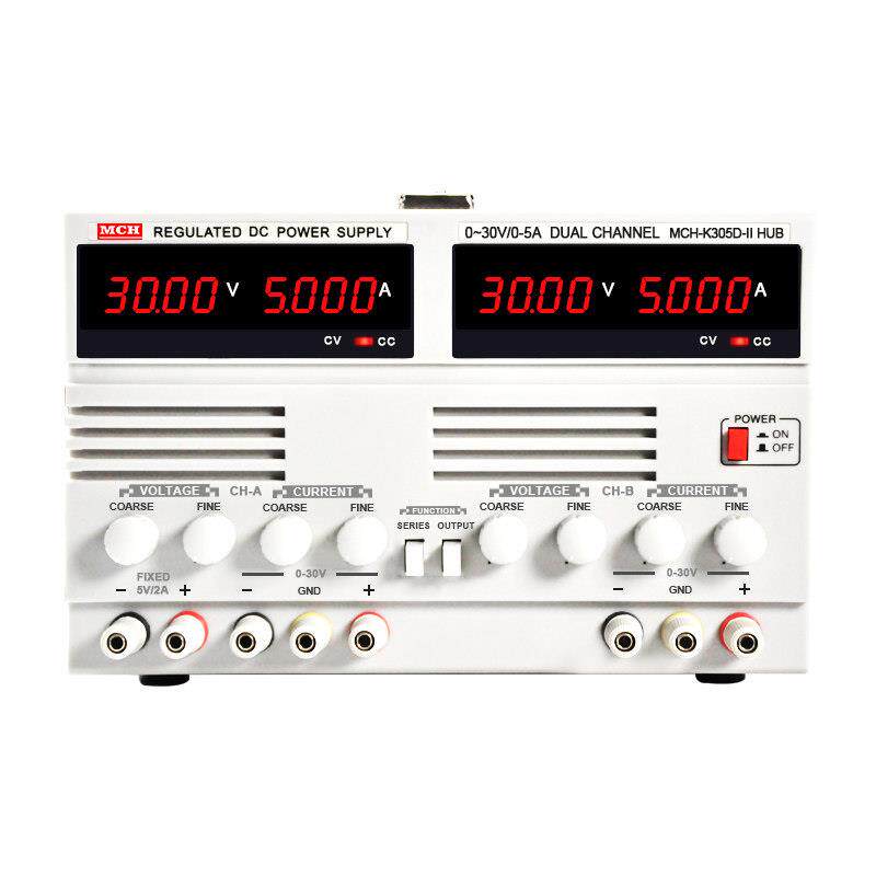 可调直流电源开关电源双路电源30V5A 30V10A 16手机充电口