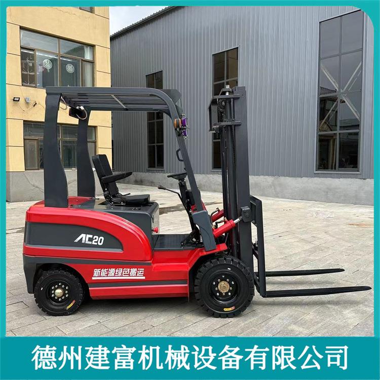 电动升降叉车粮食搬运推高车搬运粮食高倒料搬运车堆垛车