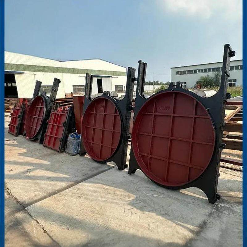 铸铁闸道门PBC镶铜平拱形弧方形圆形单向双向止水河形水面库水电