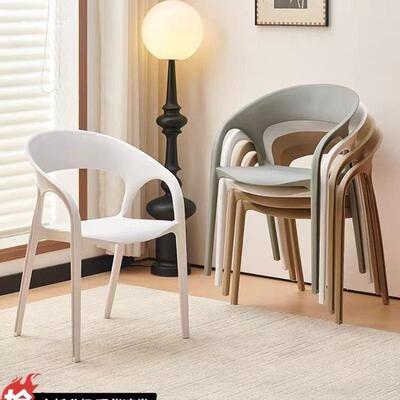 料椅子靠CCL凳背加厚家用舒塑服久用坐餐桌简约子商网红餐厅餐椅