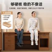 代电脑桌桌台式 简约现办公桌带抽屉书用学DNZ01349生写字桌白色轻