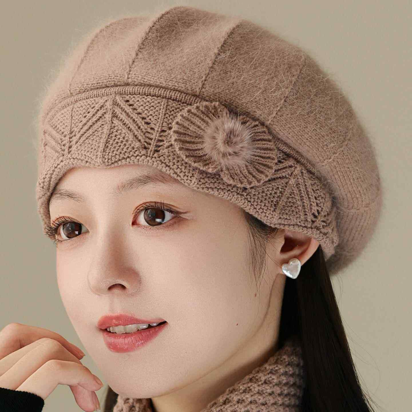 春季洋气新款秋冬季加绒加厚防寒保暖护耳朵妈妈中老年时尚0124ud,服饰配件/皮带/帽子/围巾,帽子,淘宝优惠券,粉丝福利购,淘宝优惠卷