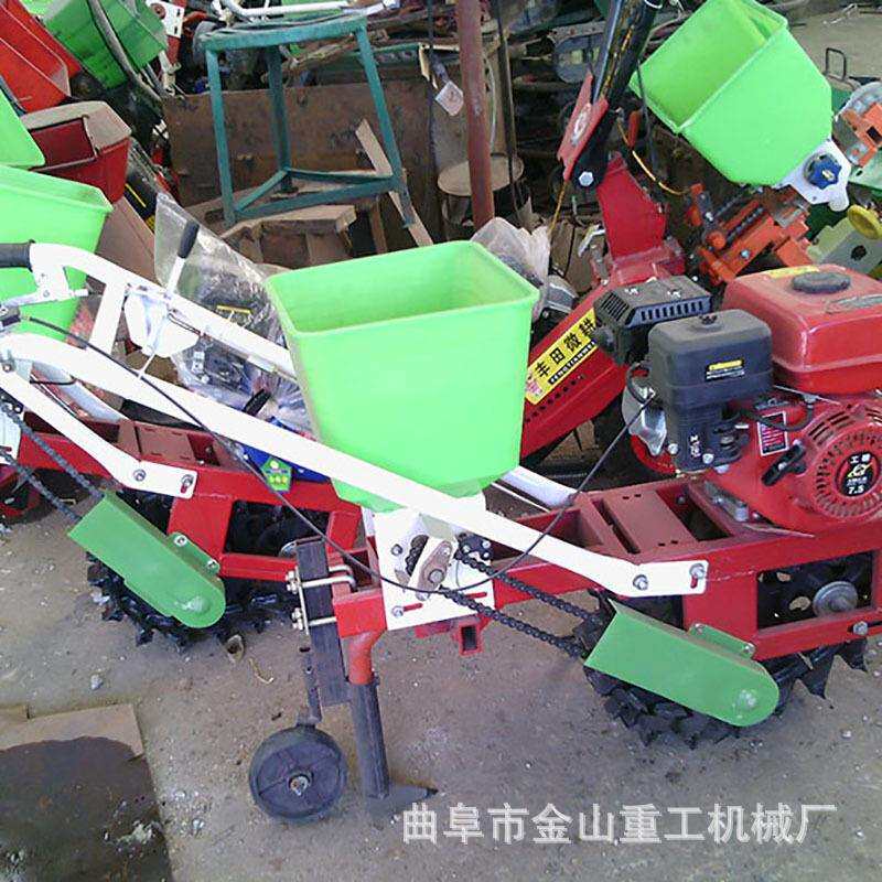 中型玉米施肥播种机手扶大豆播种机新型小麦垄作播种机