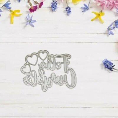 R3MA Love Heart Metal Cutting Dies Stencil DIY Scrap